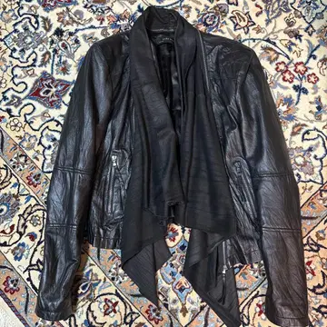 자라 가죽 자켓 천연 가죽