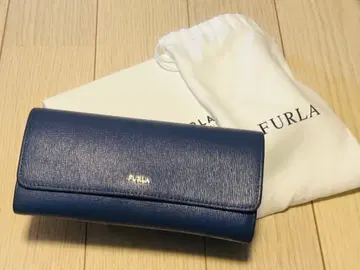 FURLA 네이비 장지갑 수납 가방.박스 포함