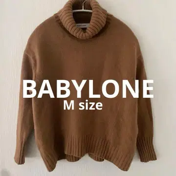 BABYLONE 바빌론의 하이넥 니트 울 캐시미어 혼방 M