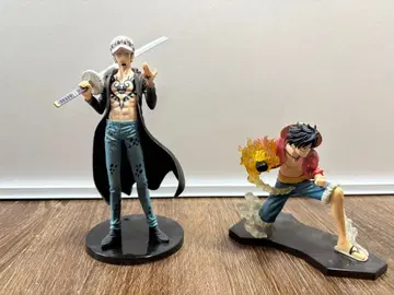 원피스 루피 & 로우 피규어