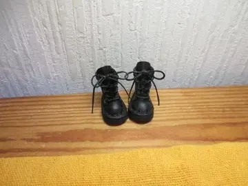 미디 브라이스 가죽 레이스업 부츠 오비츠11 가죽 미니어처