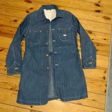 리 데님 코트 데님 블루 새상품급