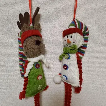 털실 인형 (스노우맨 & 루돌프)
