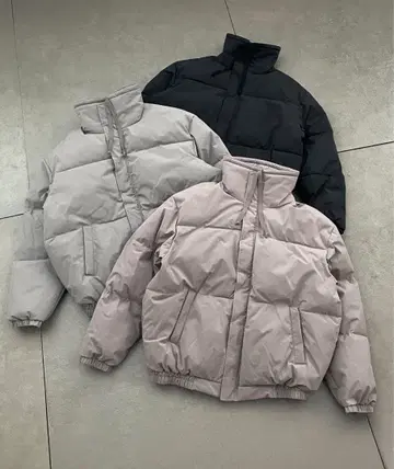 [ PICSAS ] 오버 사이즈 하이넥 볼륨 패딩 자켓