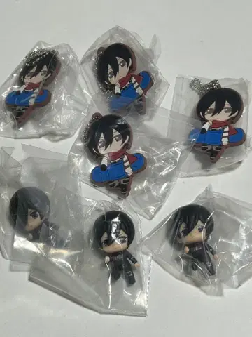 진격의 거인 미카사 가챠가챠 오마토메 세트 7점