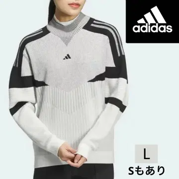 adidas 아카이브 그래픽 모크넥 긴팔 스웨터 L