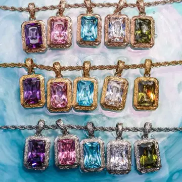 하와이안 주얼리 핑크 골드 목걸이