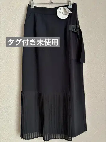 택 포함 미사용 롱 스커트