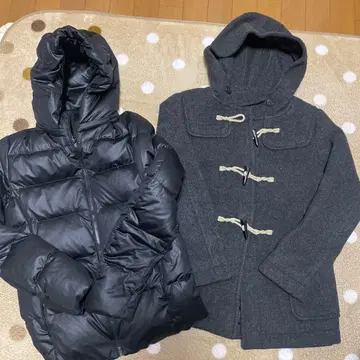 유니클로 다운 더플 코트 2세트