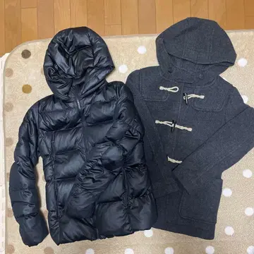 유니클로 다운 더플 코트 2세트