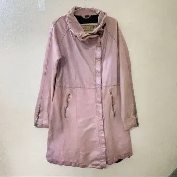 조르지오 브라토 가죽 코트 보라색 Organic Edition