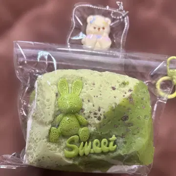 해외 스퀴즈 말차 토스트 3층 토스트 쪼물쪼물