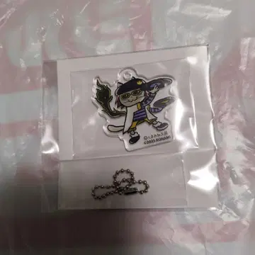 팝픈 뮤직 MZD 아크릴 키링 코나미 프리미엄 복권 일하는 고양이