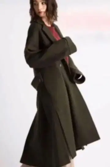 styling/ 볼륨 롱 코트 BLACK 오버 사이즈