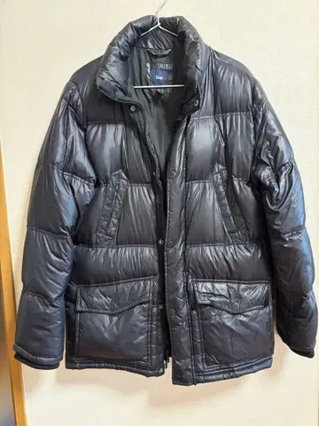 Gap 블랙 다운 자켓 S