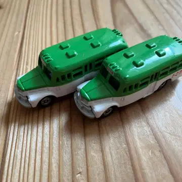 토미카 버스 그린/화이트 미니카 토미카 박람회 한정판