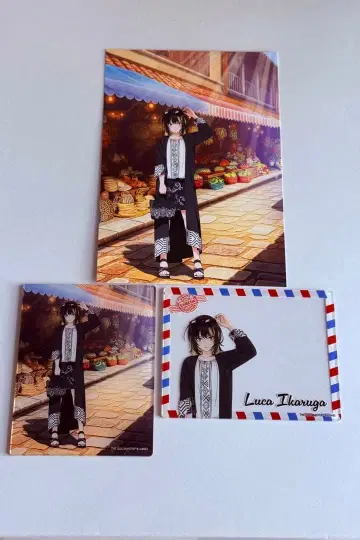 샤니마스 이카루가 루카 카드 세트 팝업 스토어