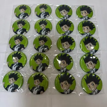 헌터헌터 애니메이트 페어 캔뱃지 곤 20개