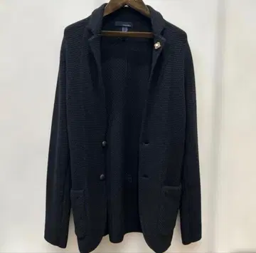 일본 사이즈 M 상당 라르디니 니트 자켓 블랙 XS 표기