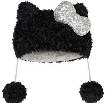 usj 유니버셜 키티 모자 팬캡 헬로키티 블랙