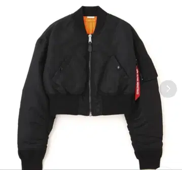 알파/MA-1 CROPPED FLIGHT JACKET W