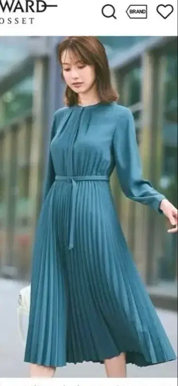 ANYSIS 노블 플리츠 원피스