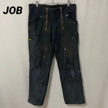 B-1145 JOB 유로 구제 의류 로거 팬츠 더블니 워크 팬츠 목수