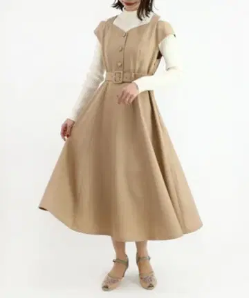 디자인 오프숄더 원피스 an another angelus