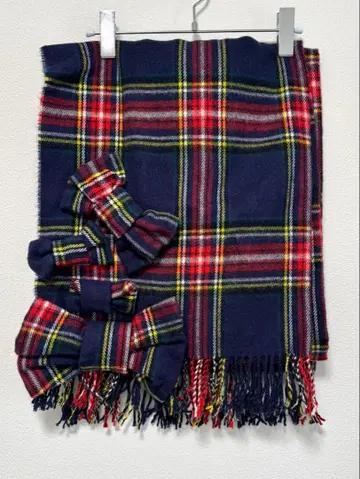 캔디 스트리퍼 Candy Stripper 체크 리본 머플러