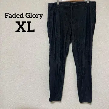 새상품급 Faded Glory [ XL ] 스트레치 팬츠 데깅스 네이비
