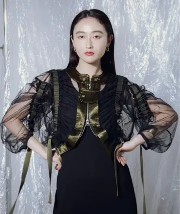 ezick 에지크 Many belt 셔링 시어 블루종