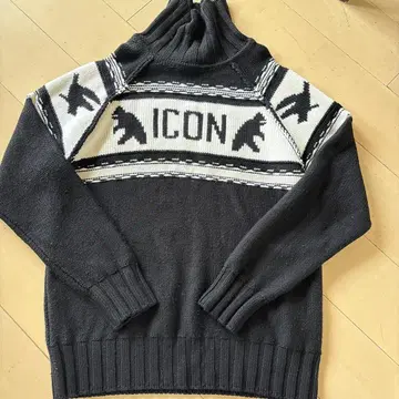 DSQUARED2 다크 그레이 니트 스웨터 L