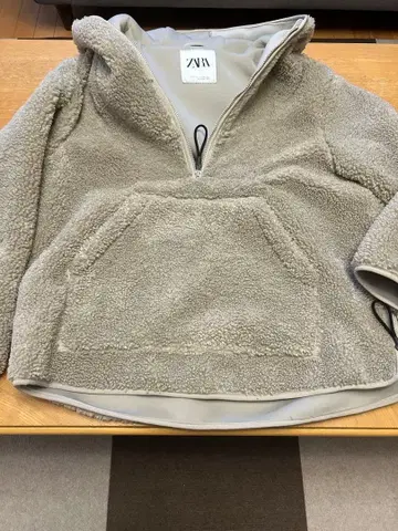 ZARA 플리스 자켓 베이지