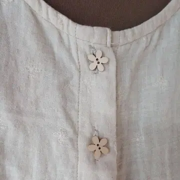 핸드메이드 작가님 린넨 7부 소매 가디건