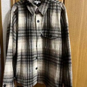 BANKS JOURNAL 체크 무늬 플란넬 셔츠 L 사이즈