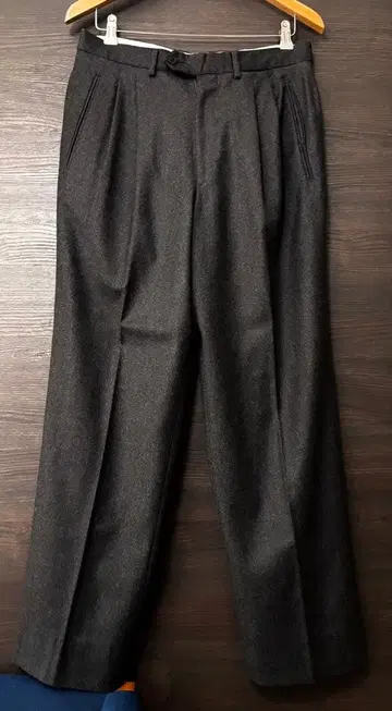 이탈리아 울 슬랙스 유로 빈티지