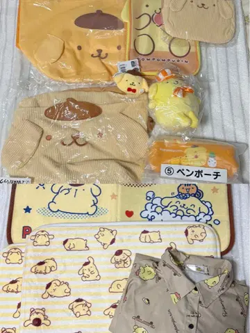 [ 최종 가격 인하 ] 산리오 폼폼푸딩 묶음 판매 토트백 봉제 인형 등