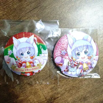 코요미 화이트 고양이 프로젝트 캔뱃지 크리스마스