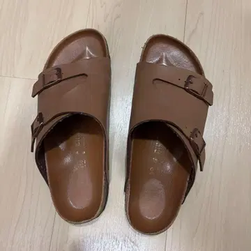 [새상품급] 버켄스탁 취리히 올가죽 카멜 39