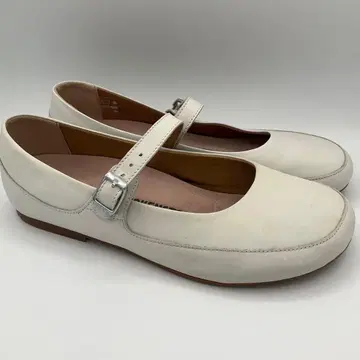 버켄스탁 LISMORE 멜리 제인 25cm 소가죽 화이트