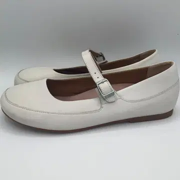 버켄스탁 LISMORE 멜리 제인 25cm 소가죽 화이트