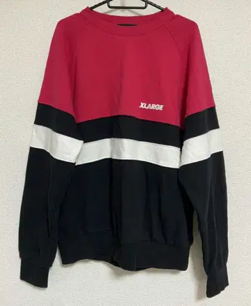 XLARGE 핑크 스트라이프 트레이닝복 M