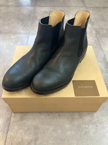 Honor gathering 사이드 고어 부츠 블랙 25.5~26.5