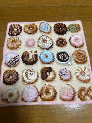 페이러 모그모그 도넛 손수건