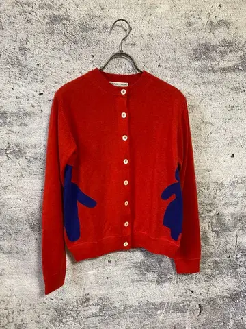 츠모리치사토 사람 모양 가디건