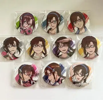 에반게리온 오리지널 캔뱃지 마리 전 10종 에바 스토어 10주년