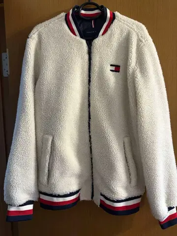 TOMMY HILFIGER 보아 자켓 화이트