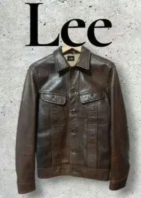 Lee 리 가죽 트래커 자켓 소가죽 다크 브라운 15411 완판템