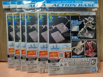 BANDAI 액션 베이스 6 클리어 컬러 거울 씰 세트