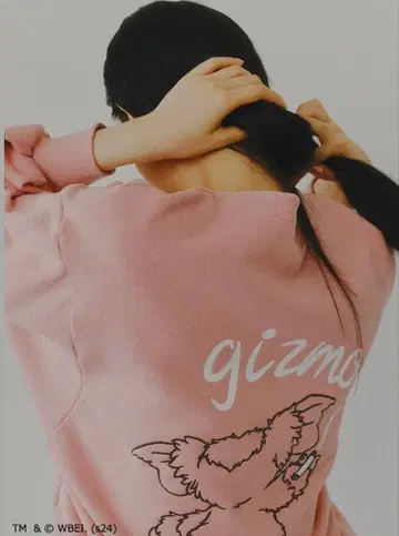 gizmo 맨투맨 티셔츠 맨투맨 핑크 SNIDEL